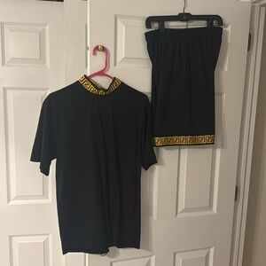 Fendace collaboration knitted fabric set